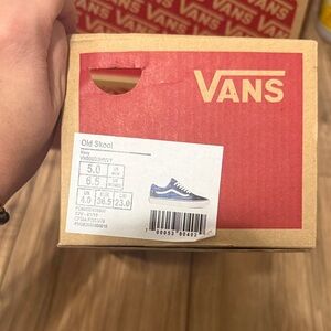 Vans Kids Sneakers in Navy and White